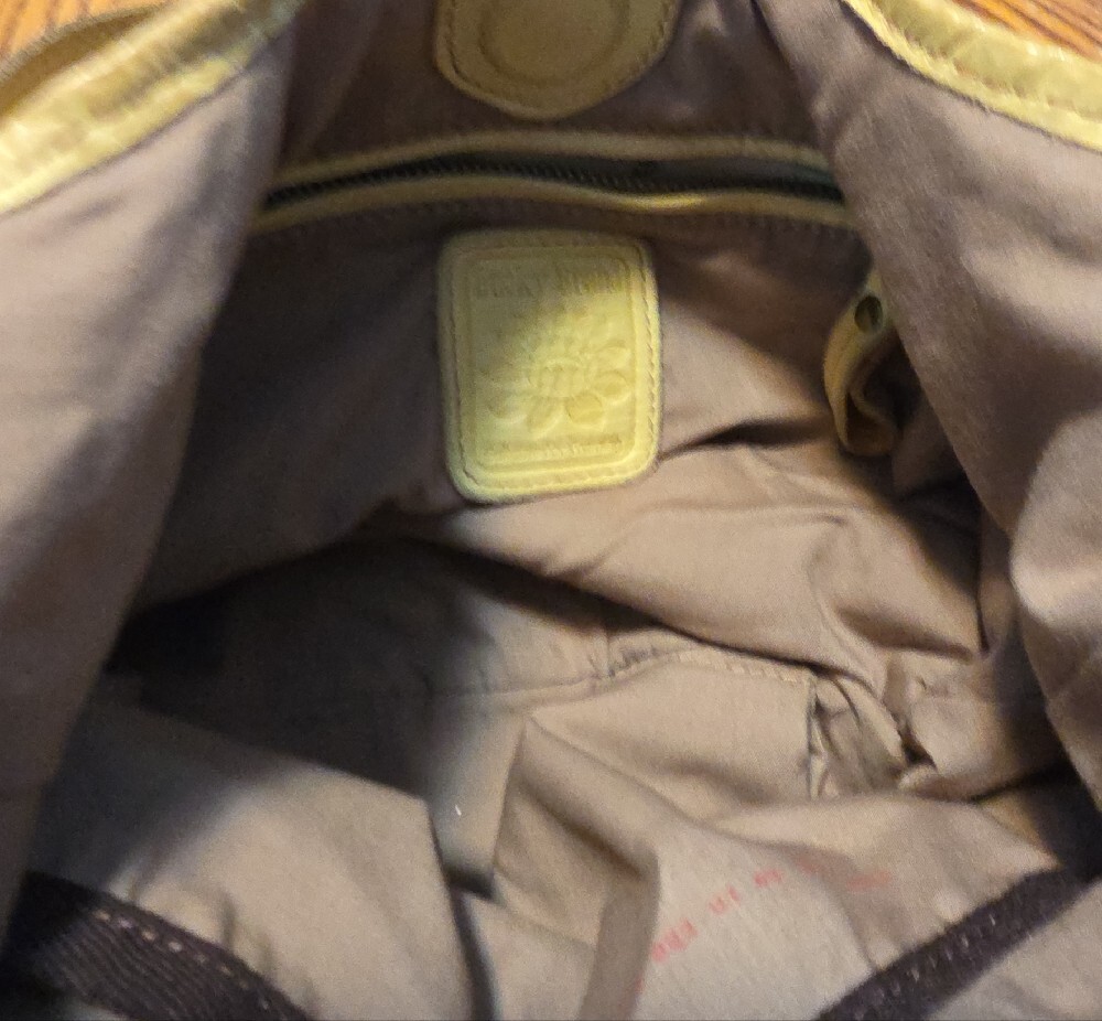 Lucky Brand Mustard Yellow Leather Hobo Bag - Picture 7 of 7